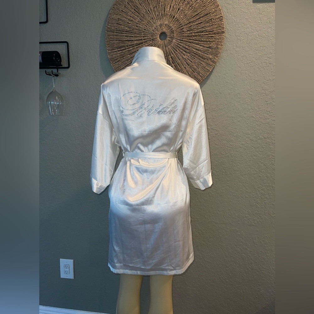 Bridal Satin Robe - Picture 4 of 7